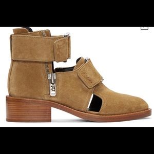 3.1 Phillip Lim suede booties Sz 38 will fit 8.5-9